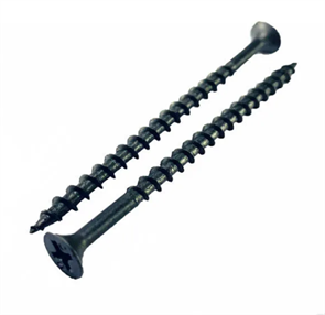Саморезы 3,5x64, потайная головка, крупный шаг, оксидированный 10022