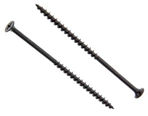 Саморезы 4,8x95, потайная головка, крупный шаг, оксидированный 10027